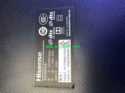 海信LED49EC320A液晶電視黑屏背光不亮但有聲音故障的維修分析